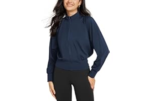 ODODOS Women's Full Zip Workout Jacket Cloud Feeling Stand Collar Long Sleeve Lightweight Athletic Yoga Tops