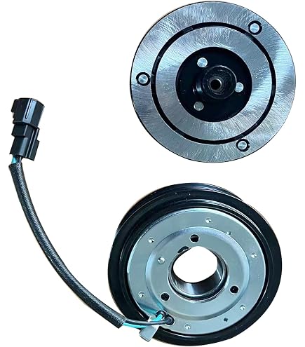 YEHERIT AC Compressor With Clutch Compatible With Ford Expedition F-150 2007-2014, F-250 F-350 F-450 F-550 Super Duty, F53 & Lincoln Navigator Mark LT 2007-2008 W/One Plug