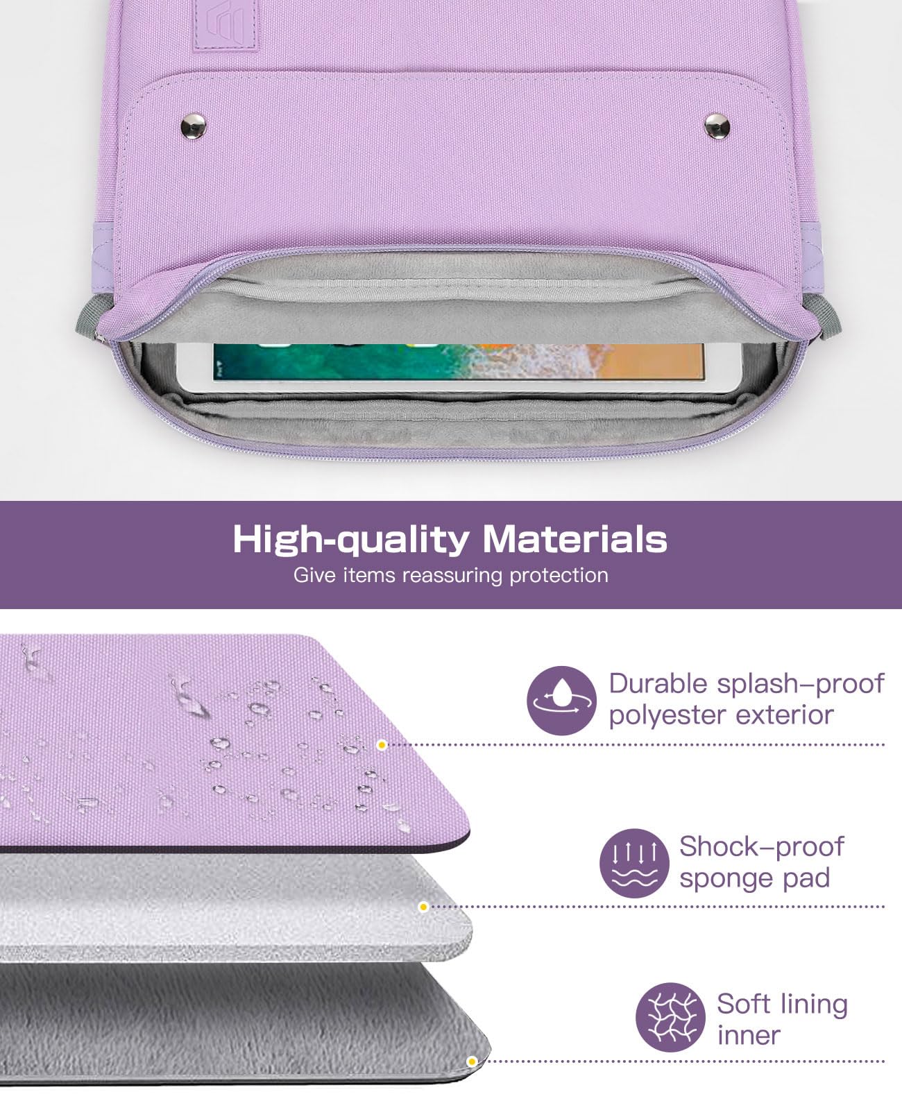 9-11 Inch Tablet Sleeve Shoulder Bag for iPad (A16) 11