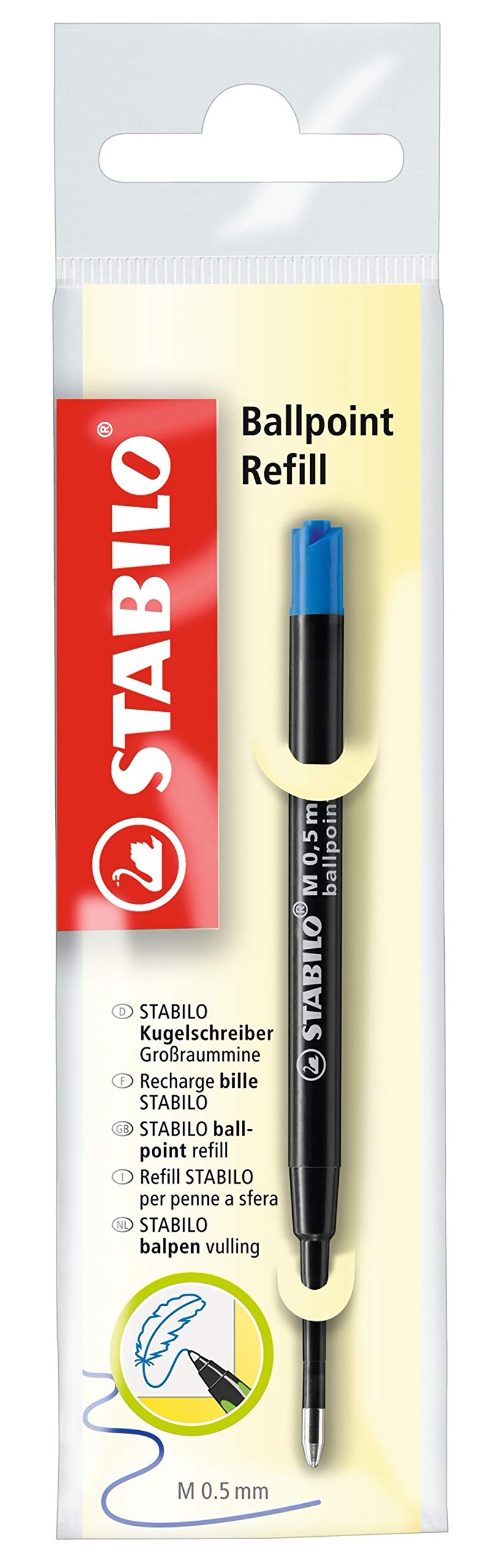 Ballpoint Pen - STABILO Ballpoint Refills - Pack of 1 - Blue