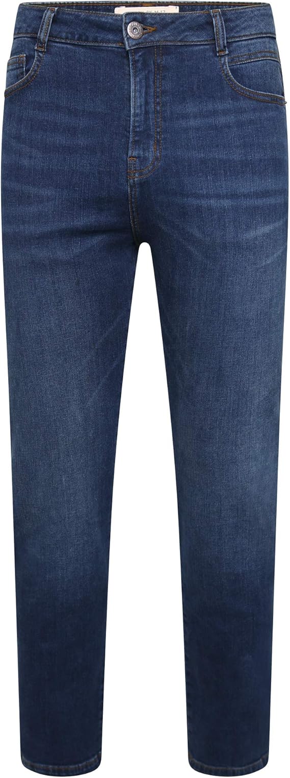 M17 Heren Straight Fit Denim Jeans Casual Klassieke Broek Broek Katoen