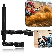 Kit De Fixation Moto Universel Pour Caméra D'Action - Double Pince Guidon, Compatible GoPro, Insta360, DJI Osmo