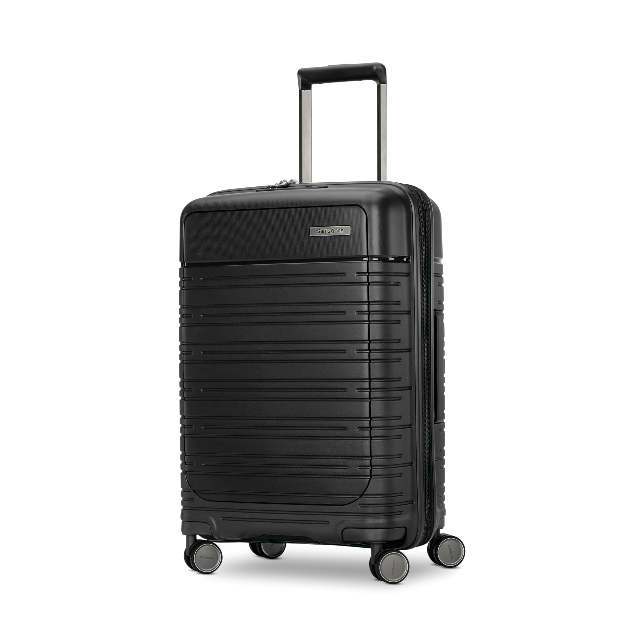 Photo 1 of *****************THE EXTENDABLE HANDLE IS MISSING******************
Samsonite Elevation Plus - Carry-On Hardside Luggage with QuickEntry™ Front Compartment - Scratch Resistant Polypropylene Shell, AirTag Holder, TSA Lock, Airline Approved - Triple Black