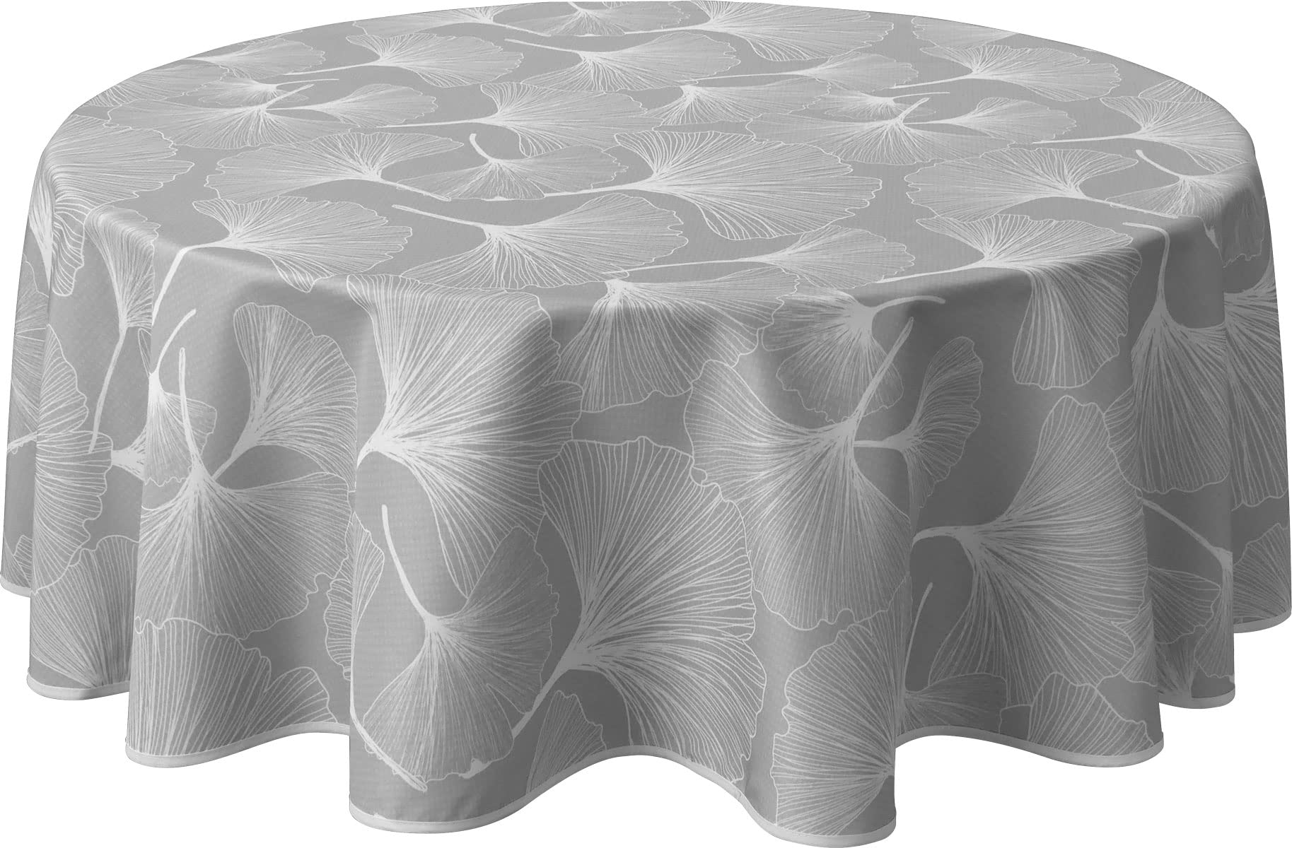 Le linge de Jules Biloba Stain-Resistant Tablecloth Round 160 cm