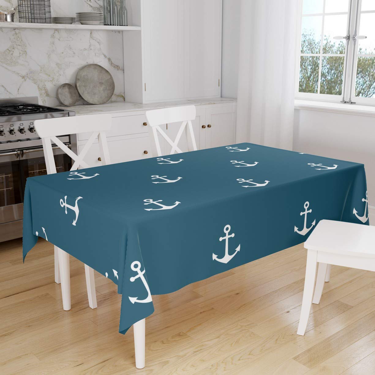 Bonamaison Kitchen Decoration, Tablecloth, 140cm x 160cm - Designed and Manufactured in Turkey