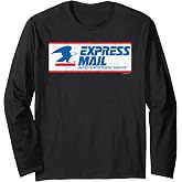 Express Mail Logo with Eagle Long Sleeve T-Shirt