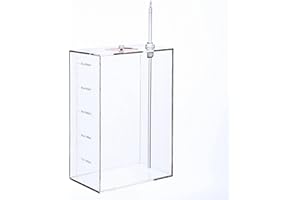 DEHAO Acryli Made Liquid Storage Bucket 1.3 Gallons, Working with Dosing Pump,Auto Top Off System Reservoir Container