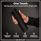 Ion8 Water Bottle 500 ml Leak Proof Hygienic Flip Cover Dishwasher Safe Black view 3