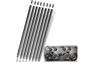 LAIKOU 4130 Chromoly Push Rods Cut to Length 11.6" OD 3/8" Wall 0.088'' Compatible with Air Cooled VW Engines Dune Buggy, Set of 8