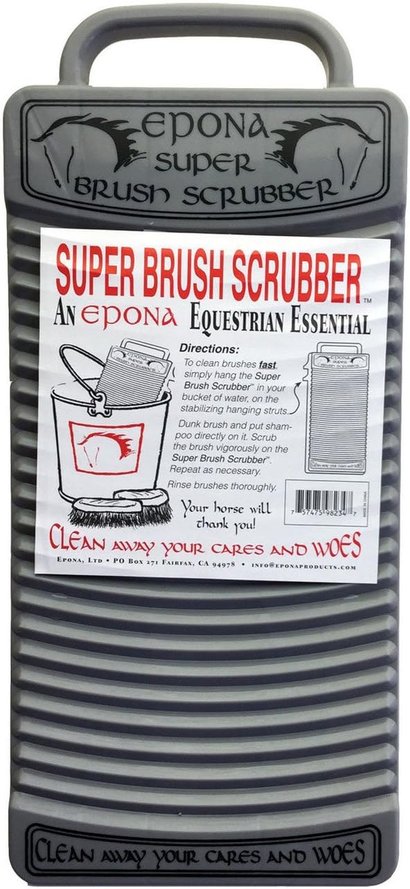Epona Ltd. Super Brush Scrubber, Grey