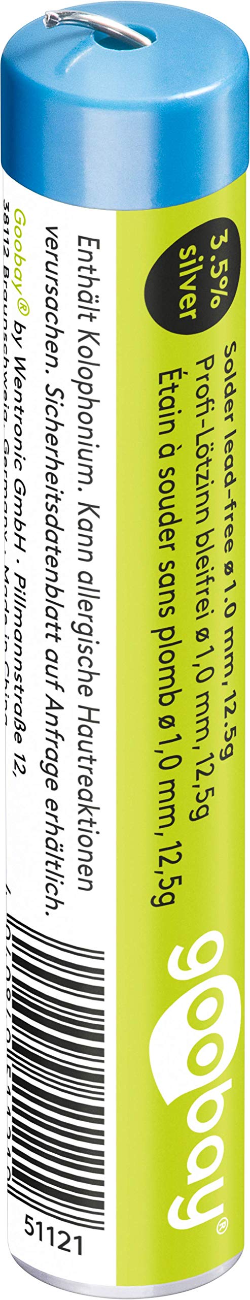 Fixpoint 51121 Solder, Lead-Free, 1.0mm Diameter, 12.5g Reel