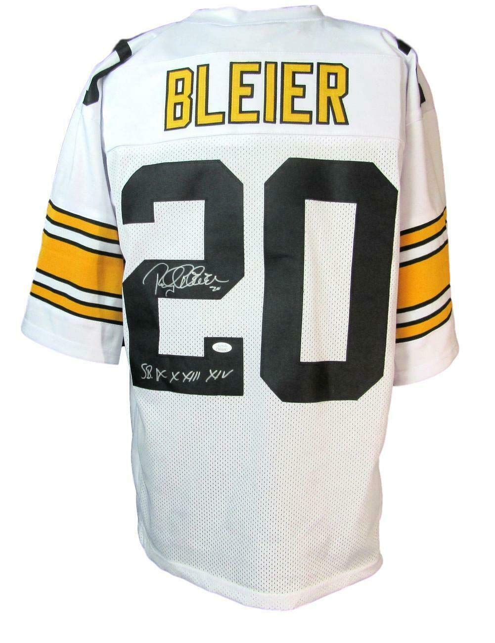 rocky bleier autographed jersey