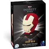 4D Puzzle &ndash; Marvel: Iron Man Helmet &ndash; 92 Piece Model Kit for Teens and Adults &ndash; Ages 14+