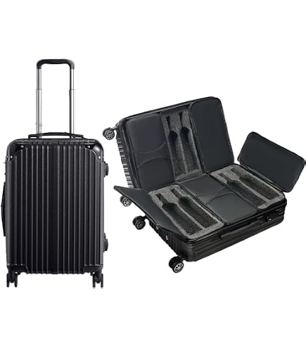 Amazon.com: Wine Bottle Suitcase | Holds 12 Standard 750 ML Size