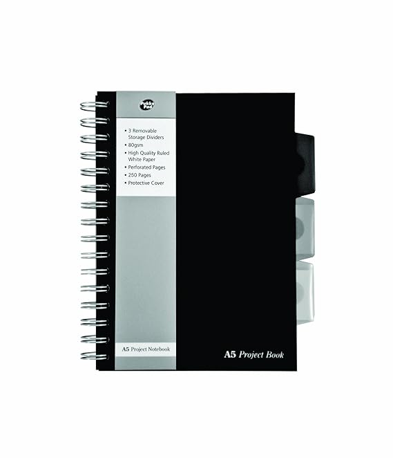 Pukka Projektbuch A5 schwarz