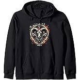 Aries Zodiac Star Sign Constellations for Astrologers Zip Hoodie