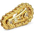 Fidget Chain Gear Toy, Metal Hand Roller Fidget Spinner for Kids Adults, Metal Assemble Sprockets Bike Chain Gears, EDC Novelty Stress Relief Desk Office Birthday Gift for Goodie Bag Fillers