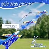 Doloowee Flying Glider Toys 3 Foam Planes Launcher Outdoor Kids 3 4 5 6 7 8 view 4