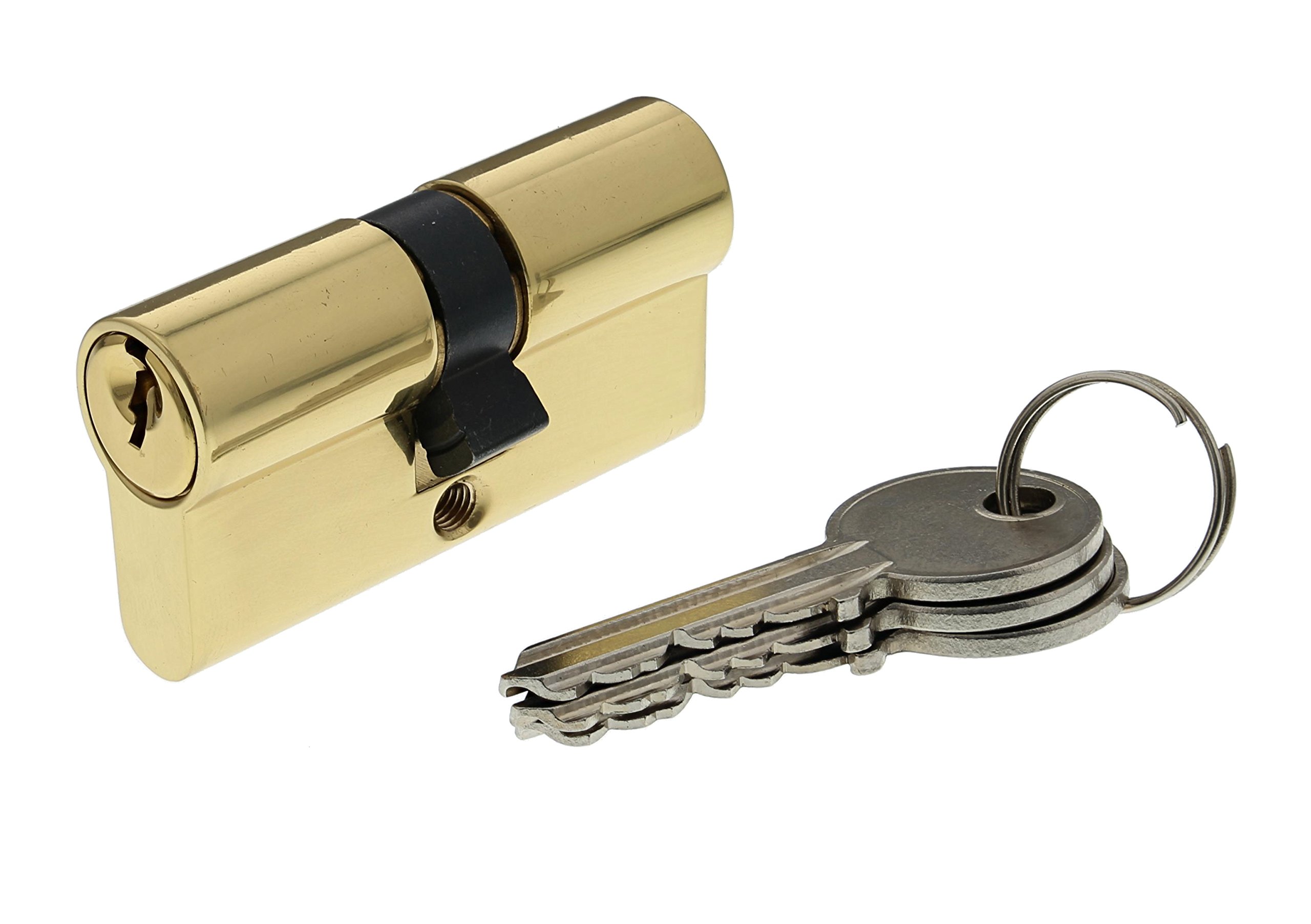 BRICARD 30101 Double Entry Lock Cylinder securipro Size 30 + 30 mm Brass