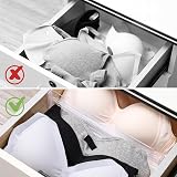 Yafe 6 Pack Adjustable Drawer Dividers 11.8-19.7 in Transparent Plastic view 6