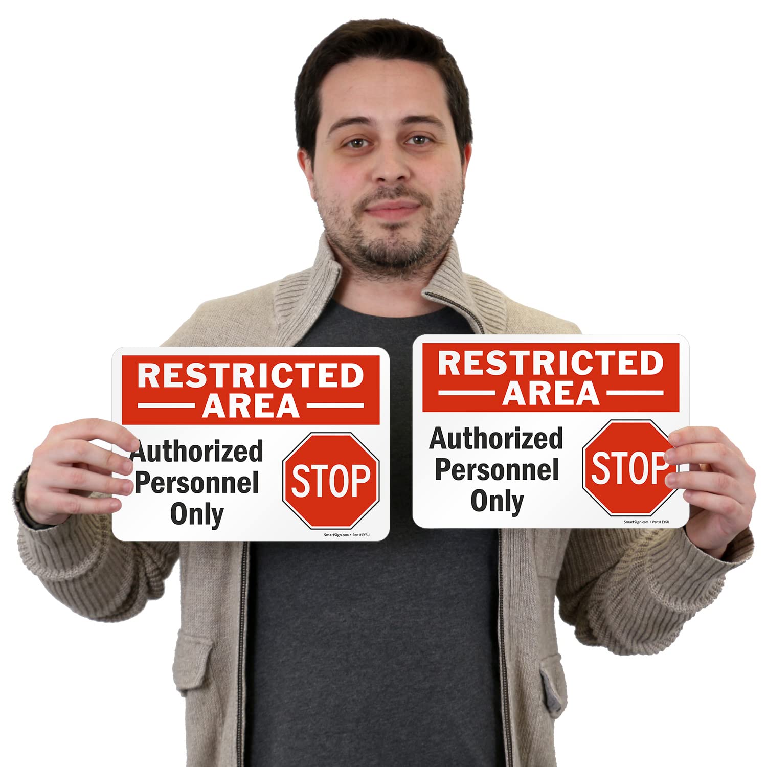 Personnel Labels Mua SmartSign “Restricted Area - Authorized Personnel Only” Labels | 7 ...
