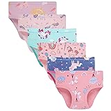 Boboking Little Girls' Undies Kids Soft 100% Cotton