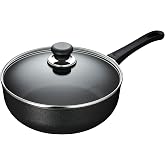 Scanpan Classic Deep Saute Pan, 4 Quart, Black
