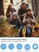 Inspireyes Kids Walkie Talkies 2 Pack Rechargeable 3-12 Years Long Range 3 Miles view 3