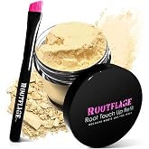 Rootflage Instant Root Touch Up Powder - Temporary Blonde Hair Color, Concealer, and Powder for Thinning Hair (04 WARM BLONDE)