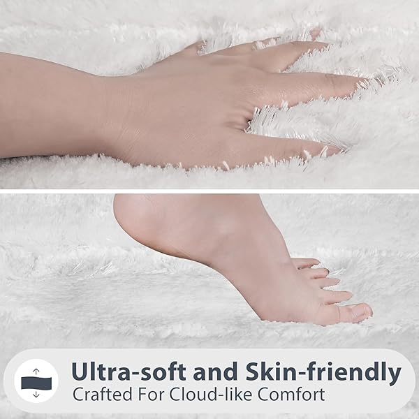 DOMUSTEX WASHABLE BATHROOM RUG 30″ X 46″, EXTRA SOFT BATH MAT, ABSORBENT AND NON SLIP BATH RUG FOR SHOWER, BATHTUB, SINK, FLOOR