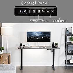 VIVO Electric 60 x 24 in Standing Desk, Memory