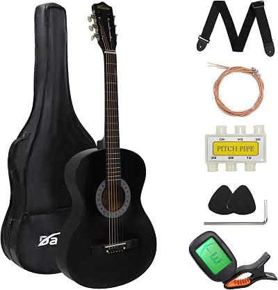 DAWOO 4/4 Size Acoustic Guitar 38 inch Classic for Beginners