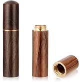 Styquenzer 2 Pcs Needle Case Portable Wooden Sewing Box Sewing Needles Holder Versatile Sewing Storage Case Needle Tube Keeper Container for Storage Embroidery Needle Toothpick Bead