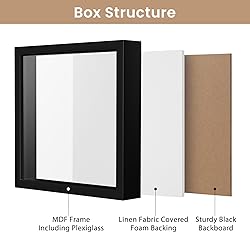 Califortree 8x8 Shadow Box Frame with Soft Linen