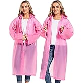 HOOMBOOM Rain Ponchos for Adults Reusable Raincoats Survival Heavy Duty Military Impermeable 2 Packs Rain Coat…