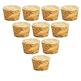 10Pcs Tapered Cork Plugs Wooden Wine Corks Stoppers