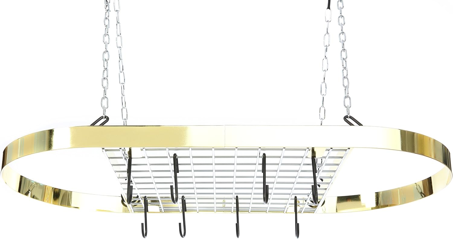 Kinetic Pot, Black with Silver Rack: Kitchen Pot Racks: Kitchen & Dining