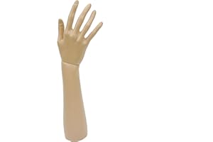 BHD BEAUTY Mannequin Hand Display Jewelry Bracelet Necklace Ring Glove Stand Holder 14"