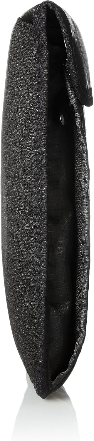 Basics RFID Travel Neck Passport Holder Wallet - Black