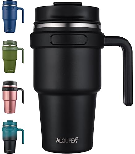 Amazon.com: Thermos ThermoCaf 0.45 Litre Office Mug, Purple : Home &  Kitchen