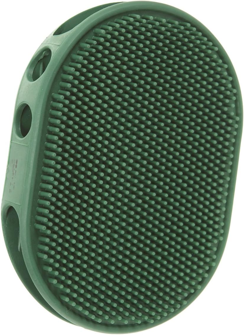 Chien Chien Oval Double-sided Dog Pet Massage Glove Glove Dog Brush Approx. 15 cm