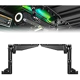 KEMIMOTO Soundbar Bracket for ATV UTV Golf Cart Marine Boat, Aluminum Alloy Speaker Mount Fit Roof