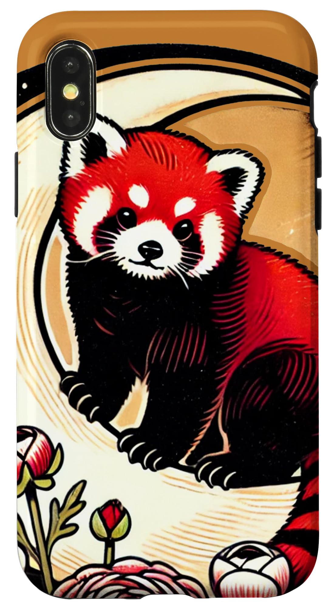 iPhone X/XS Red Panda Illustration Red Pandas design Case