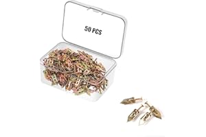 GHAPPINESS 50 PCS Self Drilling Drywall Anchors, Heavy Duty Dry Wall Anchors and Screws Kit, No Pre-Drilling Needed for Plasterboard or Gypsum