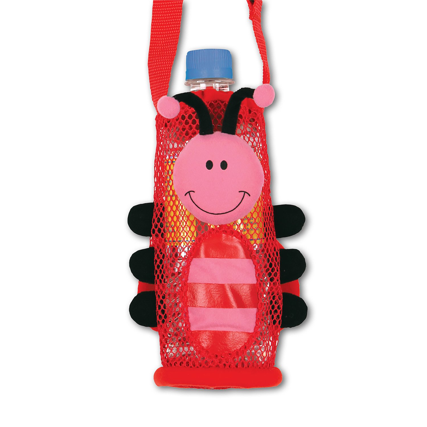 Stephen Joseph Children's Ladybug Bottle Holder, Polyester, Red, 8.9 x 7.5 x 18.42 cm