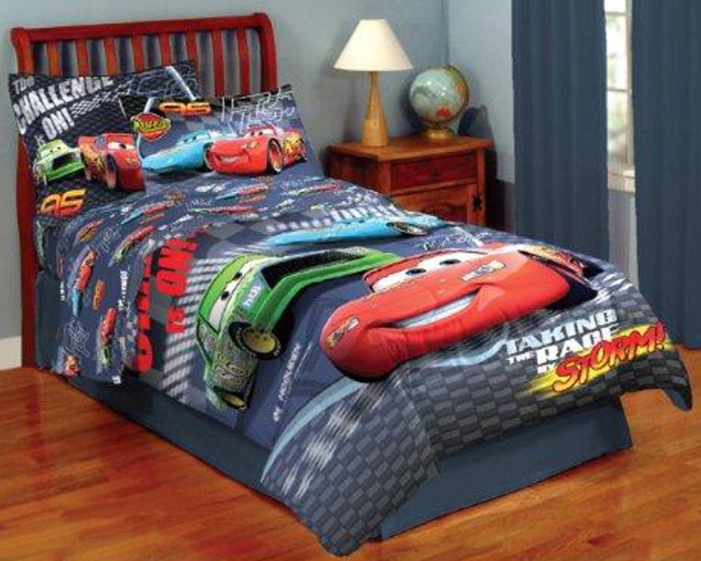 Disney Pixar Cars The Challenge Is On Twin Comforter And Sheets