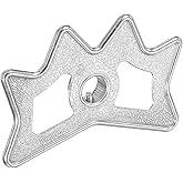 PATIKIL Billiard Bridge Head, Aluminum Alloy Pool Billiard Cue Stick Bridge Plug-in Billiard Accessories for Pool Table, Silv