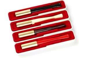 Denicotea Lady Ejector Series Cigarette Holder with Filter Slot & 10 Free Filters - Variety Pack of 4 Colors - Add Style & Sophistication - Avoid Stained Fingers & Lips - German Engineering - 20203