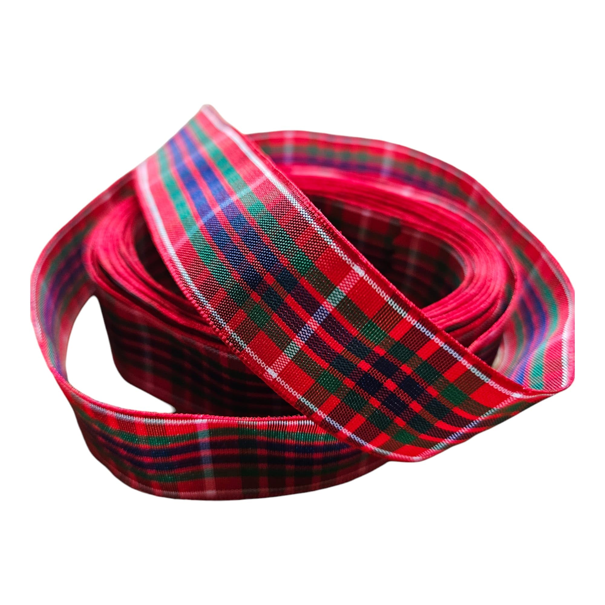 Tartan Ribbon 15mm, 25mm & 40mm Available in Buchanan, Fraser, Macdonald & Menzies 3 Metres of Ribbon (Fraser, 40mm)