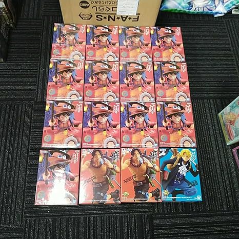 Amazon 16個セット モンキー D ルフィ ワンピースマニアが本気で三兄弟をプロデュースしたらこうなった One Piece ワンピース フィギュア フィギュア ドール 通販